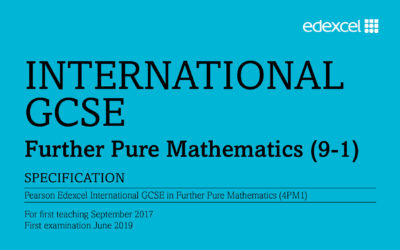 Edexcel International Further Pure Mathematics (4PM1)